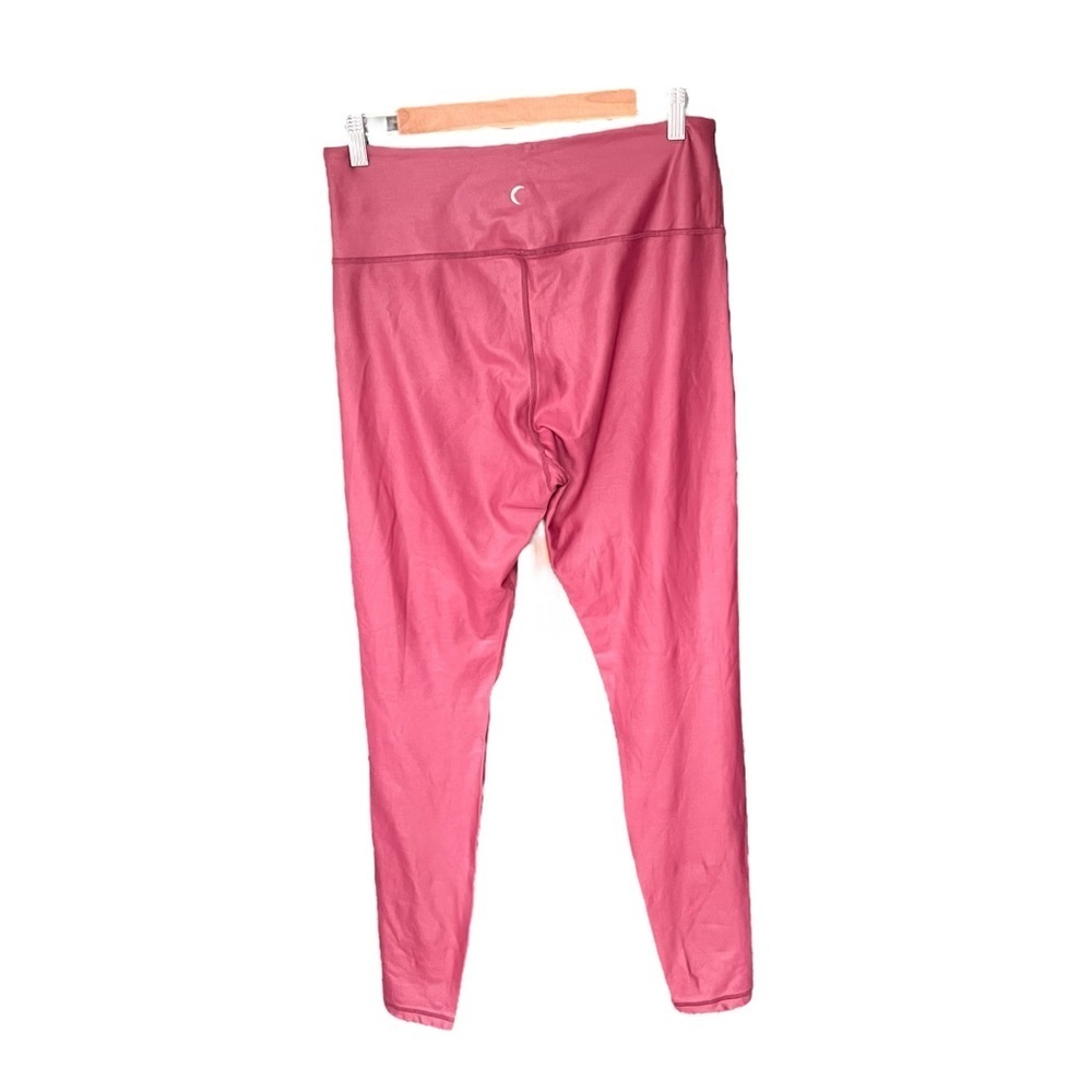 Zyia Active - Red Metallic Light N Tight High Rise Full Length Leggings Sz 14-16 - Picture 5 of 9